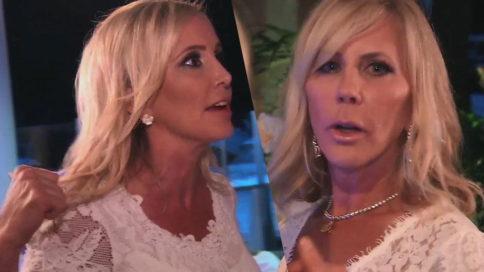 How Dare You Shannon Beador And Vicki Gunvalson Go Head To Head On Rhoc Finale Watch The 