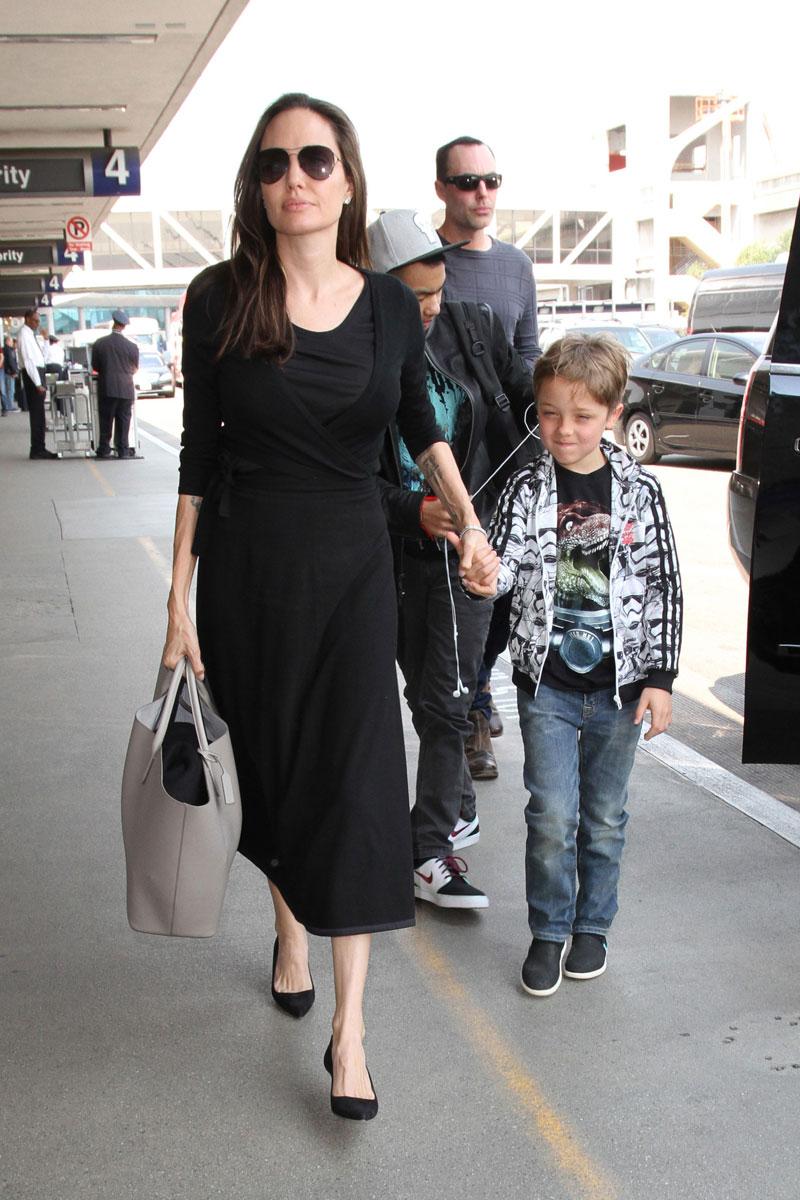 Angelina Jolie Scary Skinny Maddox Lax