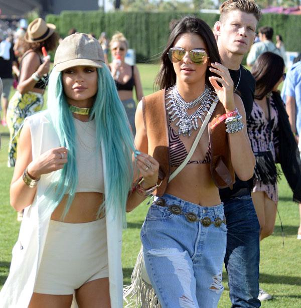 Kylie Jenner Coachella Partying