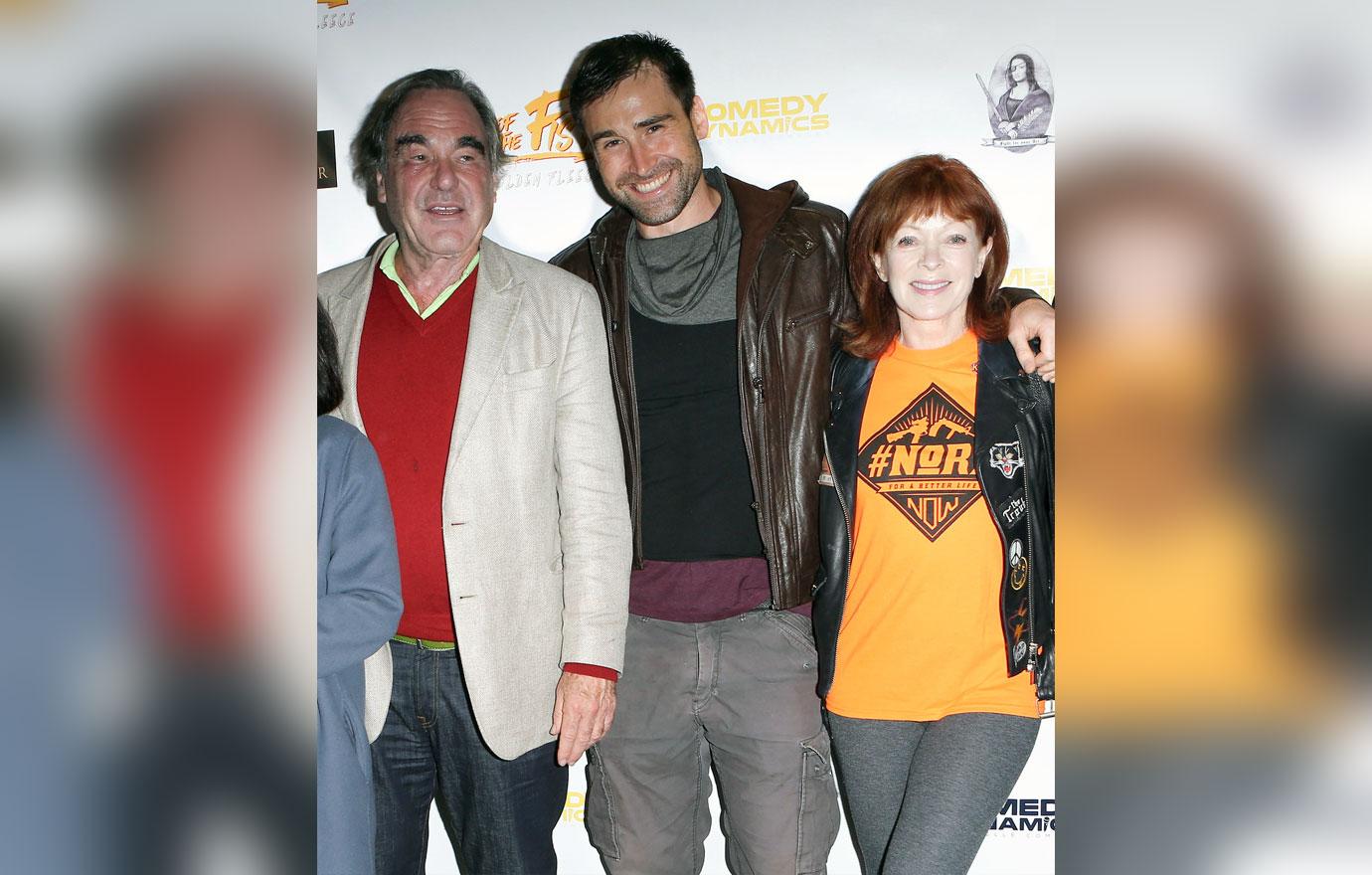 //HOTPICS Oliver Stone and actress Frances Fisher