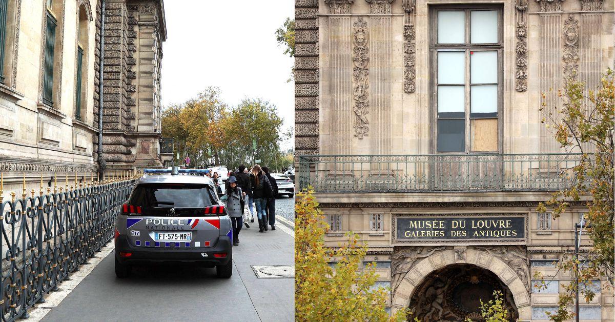 masked thieves million louvre robbery minutes