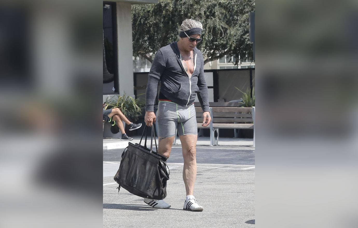 Mickey rourke bulge boxers