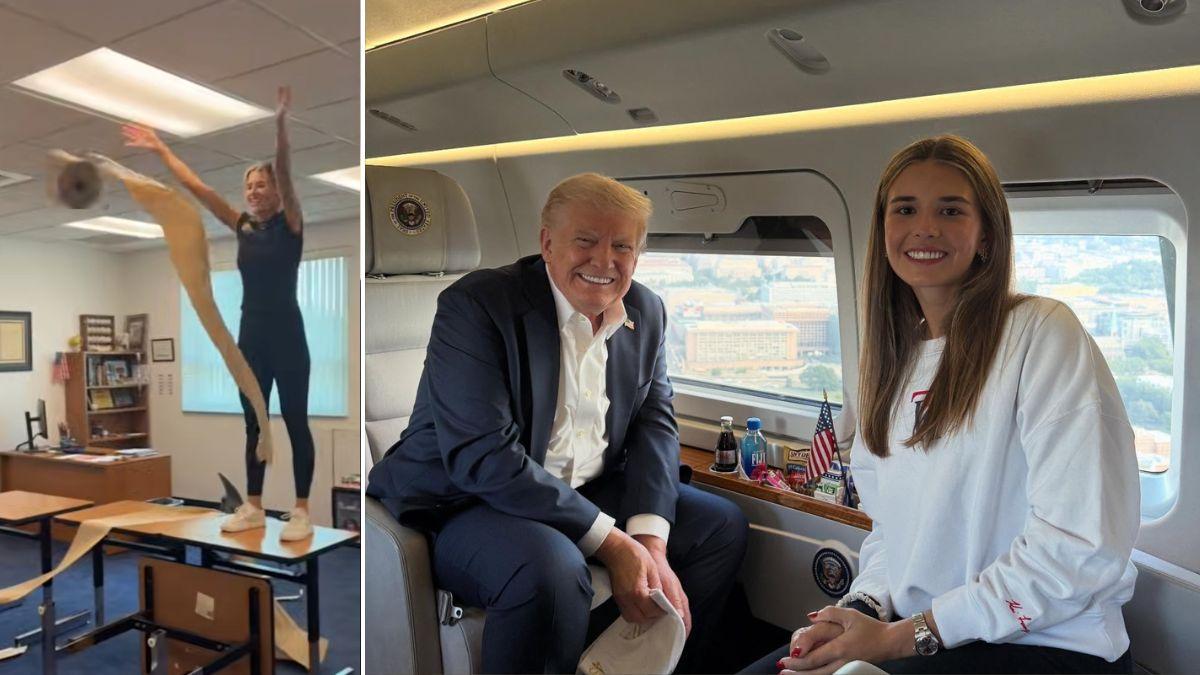 Photo of Kai Trump and Donald Trump