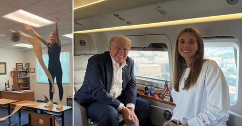 Photo of Kai Trump and Donald Trump