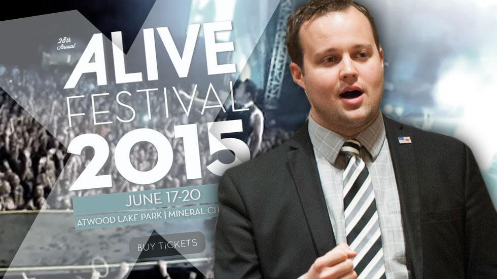 Josh Duggar Sex Scandal Cancels Appearance Alive Music Festival