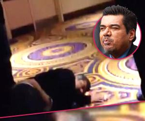 //george lopez passed out drunk canadian casino arrested  tall