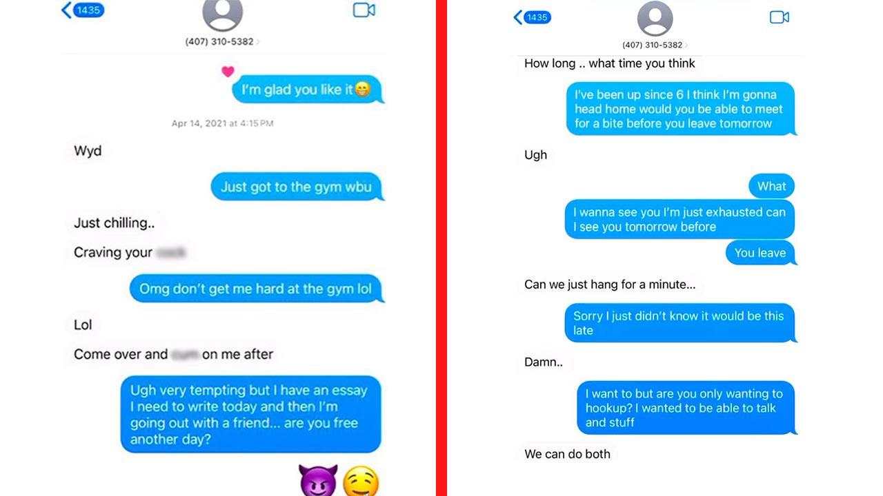 Screenshots of second accuser
