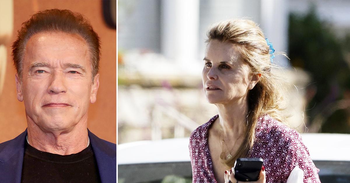 arnold schwarzenegger estranged wife maria shriver frantic phone call divorce settlement