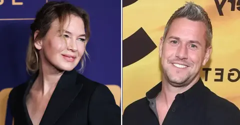 Split photos of Renée Zellweger and Ant Anstead