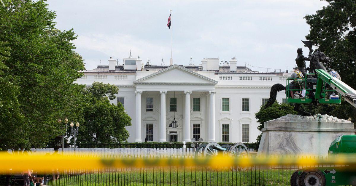 Driver With Nazi Flag Crashes U-Haul Outside White House