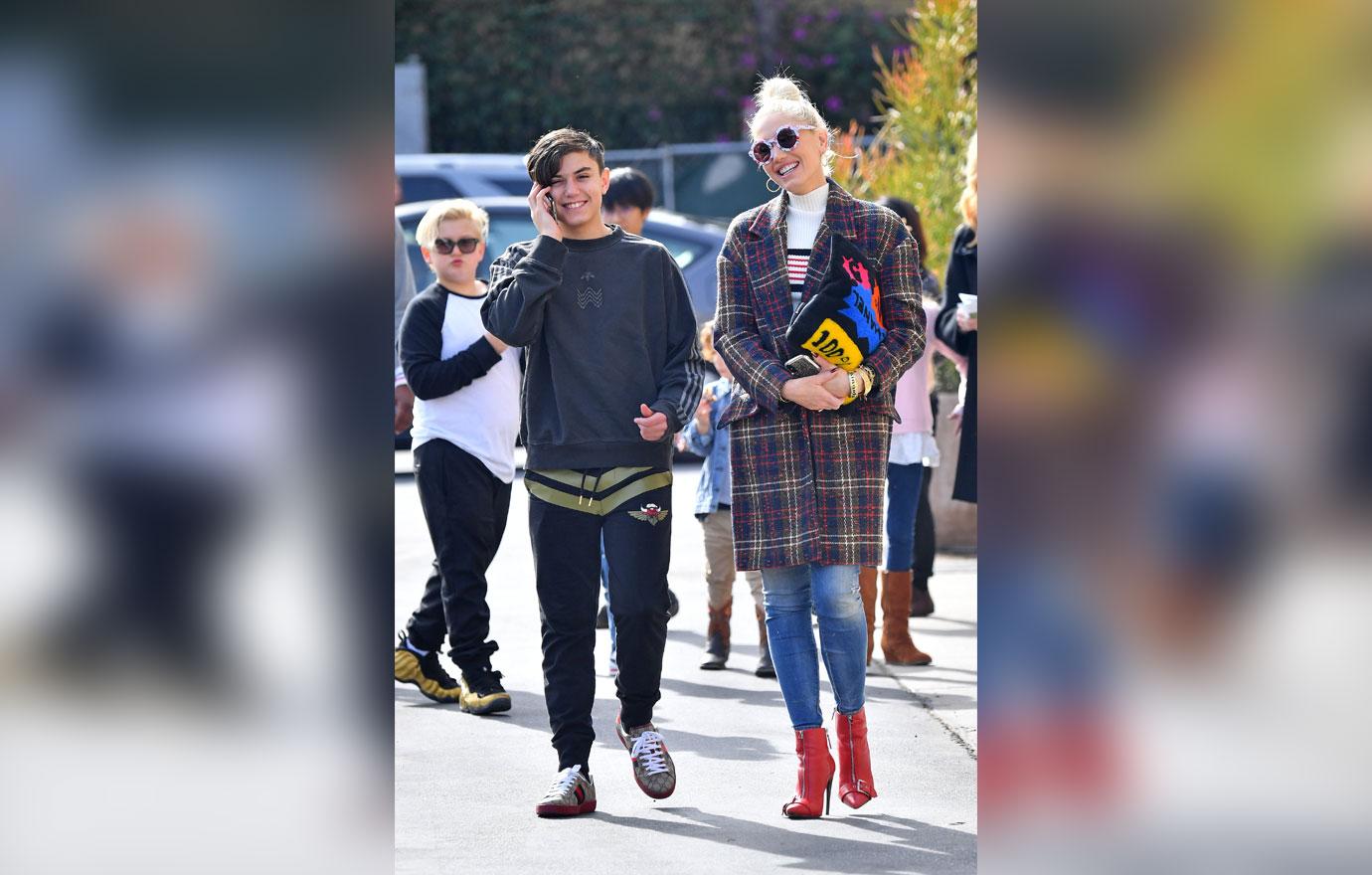 Gwen Stefani Steps Out With Son Kingston