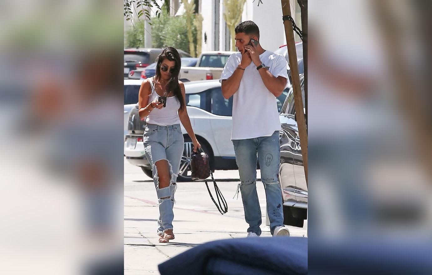 //kourtney kardashian younes bendjima lunch date