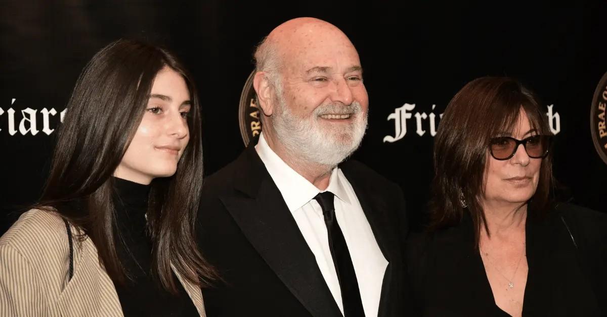 photo of romy reiner and rob and michele reiner