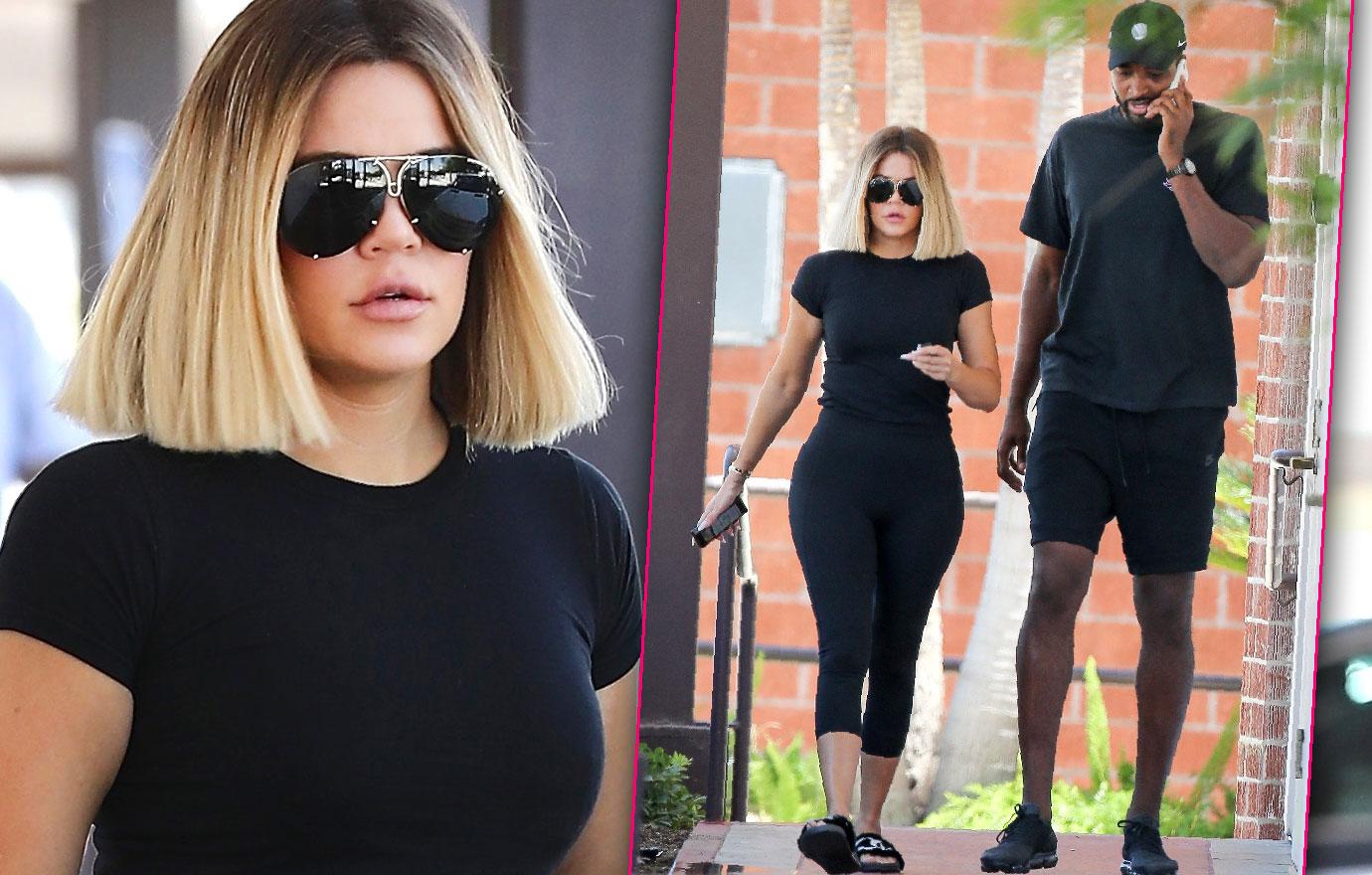 Khloe Kardashian Boyfriend Tristan Thompson Visit Laser