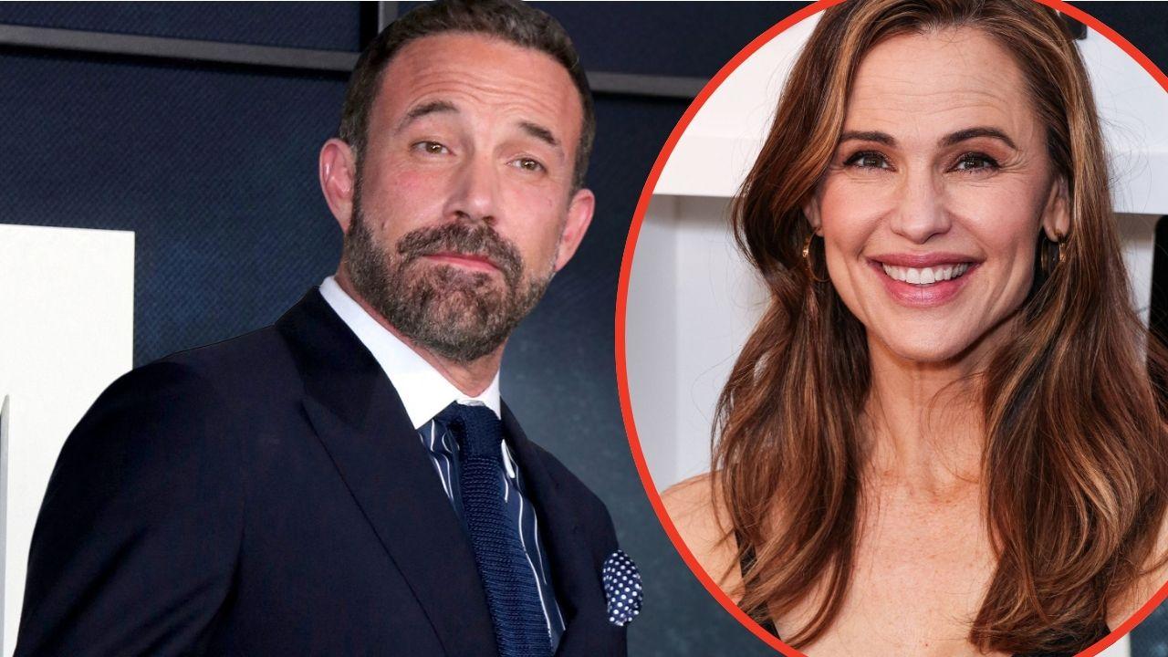 Split photos of Ben Affleck and Jennifer Garner