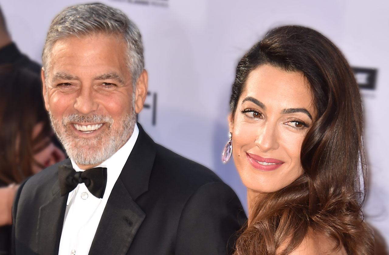 George Clooney Baby Twins Drunk Birthday