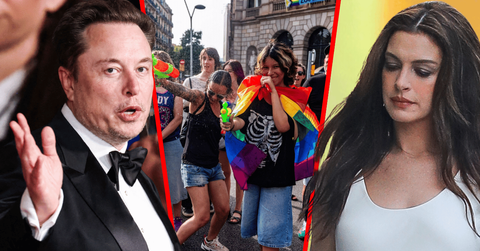 Elon Musk criticized Anne Hathaway's 2018 remarks.