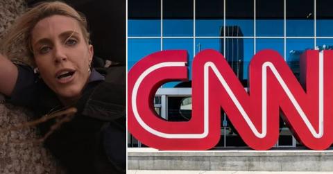 cnn criticizes fabricated viral video claiming clarissa ward staged taking cover