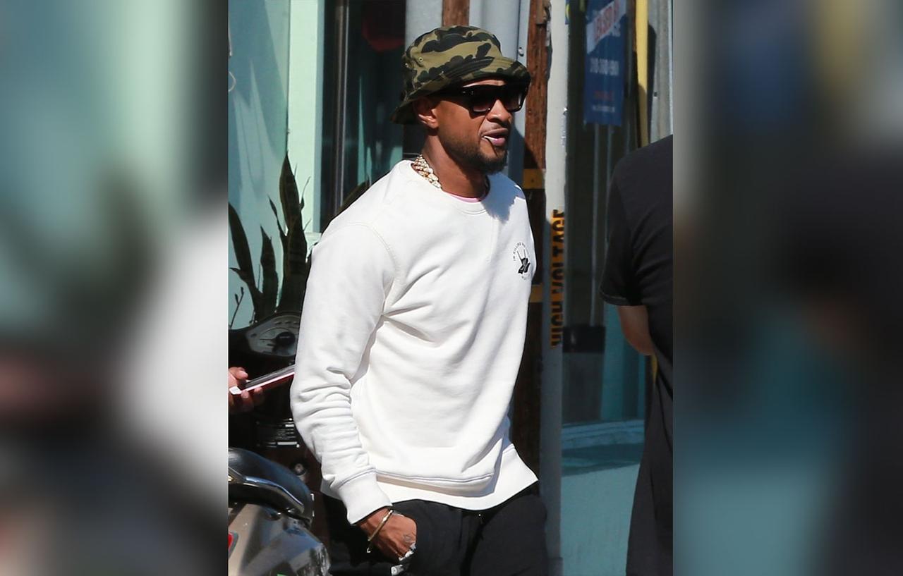 Usher With Pal Jermaine Dupri Amid Herpes Scandal