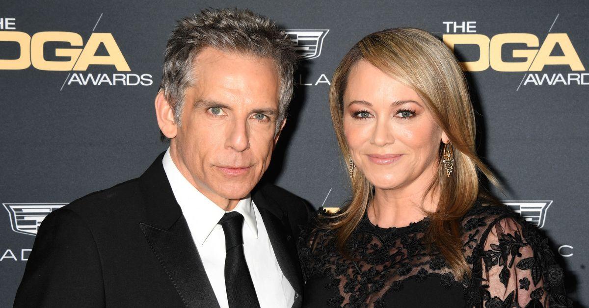 Photo of Ben Stiller and Christine Taylor.