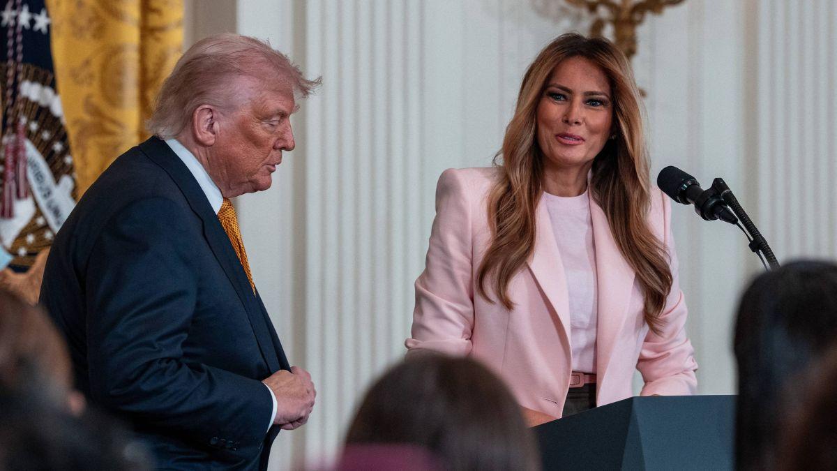 Photo of Donald and Melania Trump
