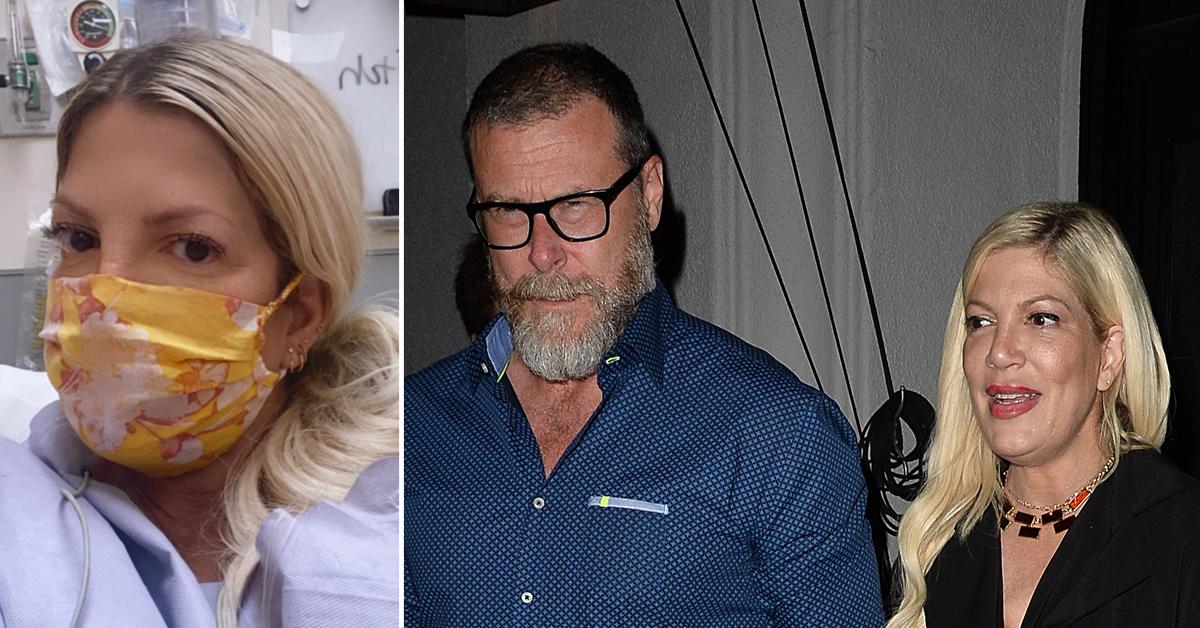 tori spelling spotted hospital surgery marriage dean mcdermott divorce