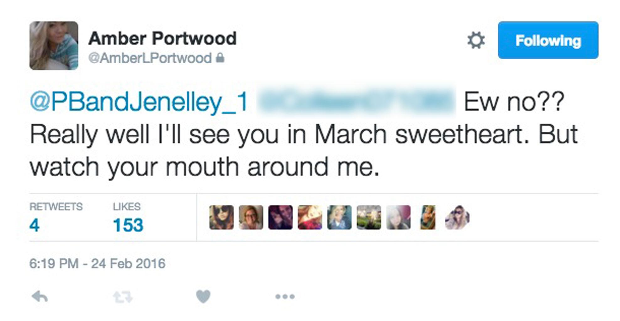 amber portwood fiance hit on jenelle evans