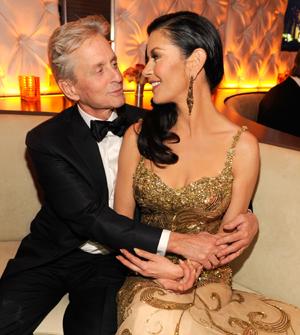 //michael douglas catherine zeta jones tall