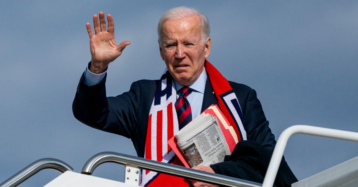 President Biden Stumbles Up Stairs To Air Force One For Fourth Time