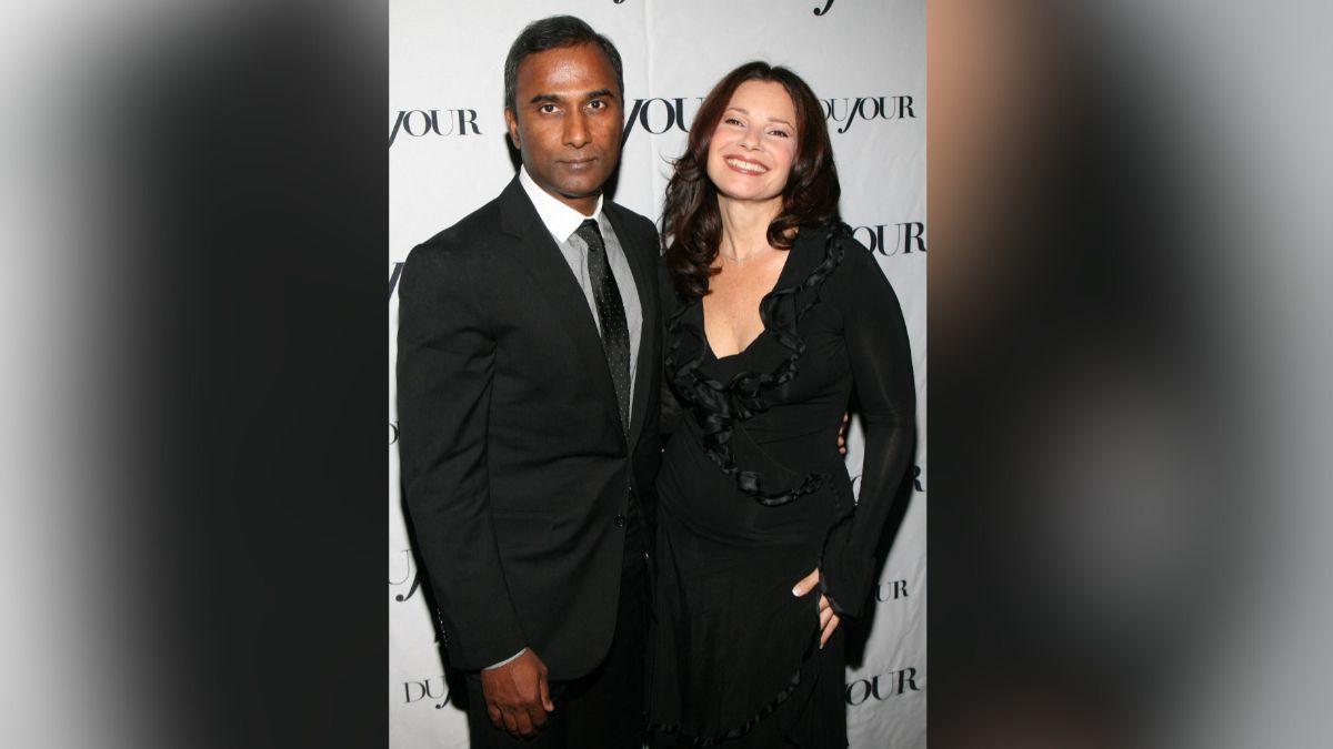 Photo of Fran Drescher and Shiva Ayyadurai