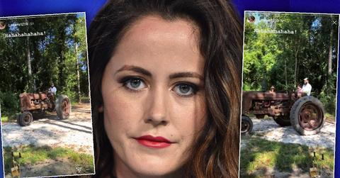 Jenelle Evans Husband David Eason Rides Tractor With Daughter Ensley