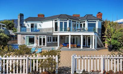 //usher sean combs malibu house rental