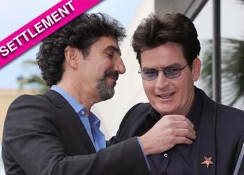 //chuck lorre charlie sheen settlement