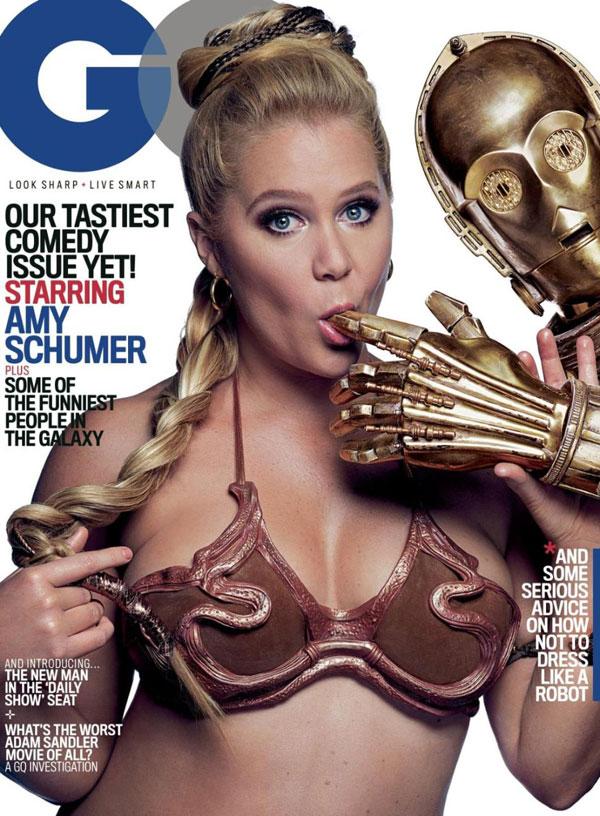 Amy Schumer Princess Leia GQ Bikini