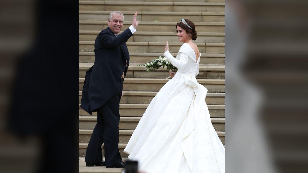 Photo of Andrew Windsor and Princess Eugenie