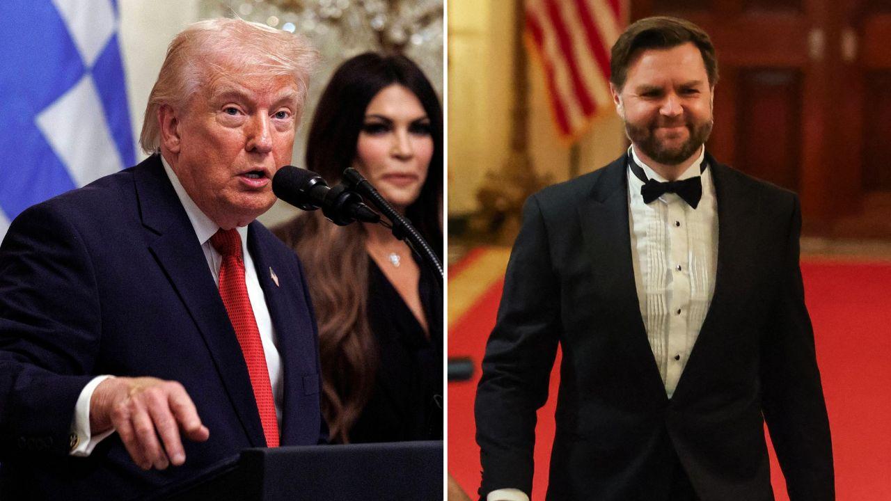 Image Of Donald Trump (left) and JD Vance (right)