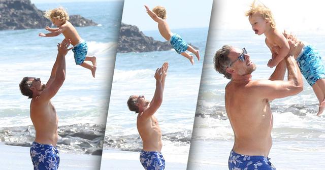 //eric johnson shirtless beach kids pp