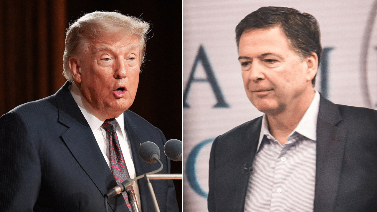 President Donald Trump and Former FBI Agent James Comey