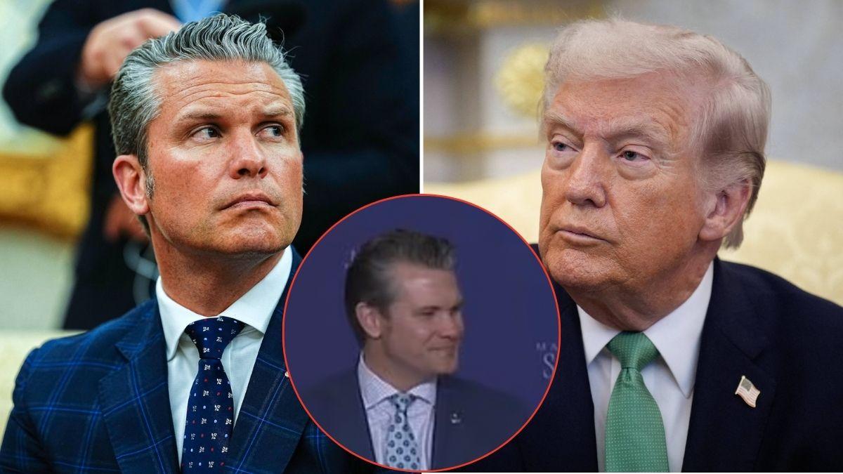 Photo of Pete Hegseth, Donald Trump
