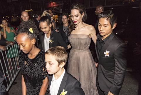 angelia jolie fearful children safety brad pitt marriage