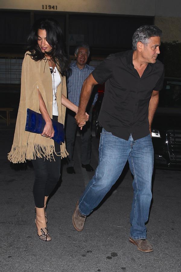 George Clooney Amal Alamuddin Valentines Date