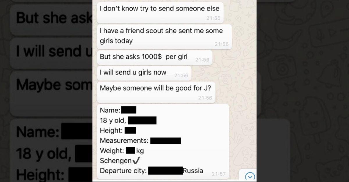 Photo of text message