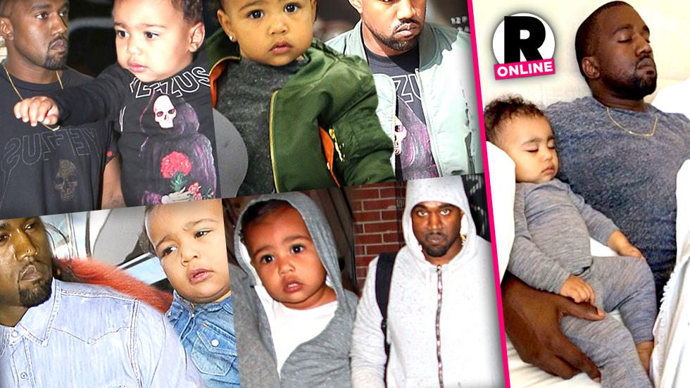 //north west dress like daddy kanye west kim kardashian pp sl