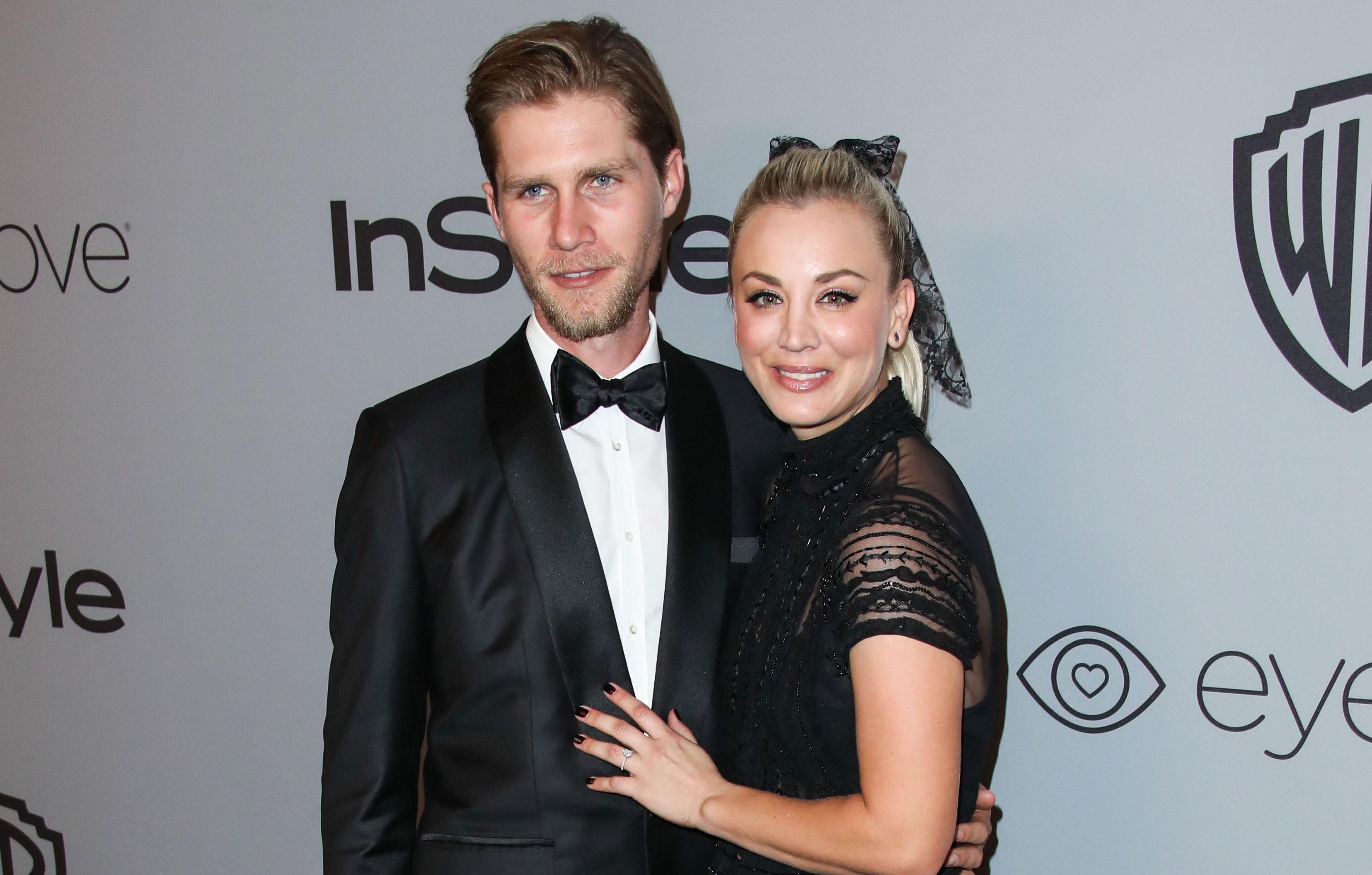 kaley cuoco settles divorce karl cook new boyfriend