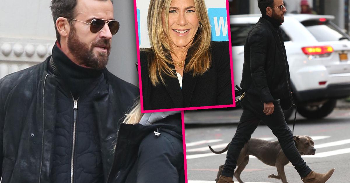 Justin Theroux Walks Dog After Jennifer Aniston Split Bachelor Life