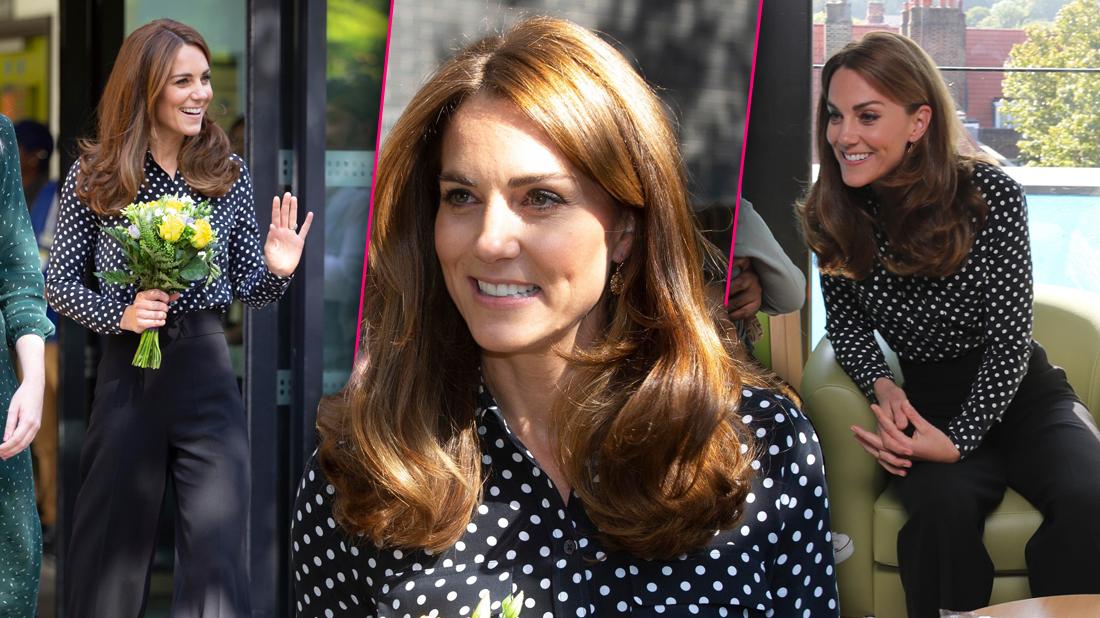 The Duchess of Cambridge steals the show in polka dot dress at Wimbledon