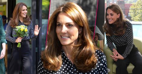 Duchess Kate Middleton Dressed Casual As She Visited Sunshine House Children and Young People's Health and Development Centre in London