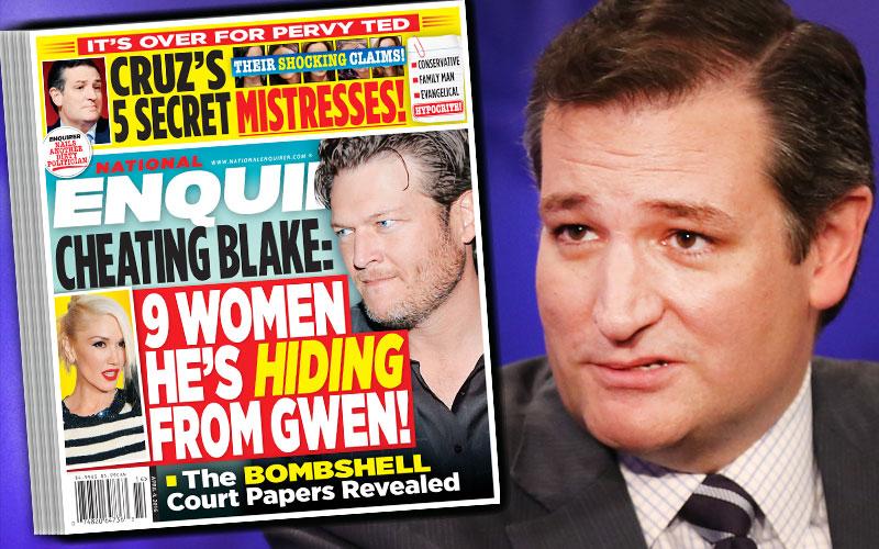 Ted Cruz Mistresses Revealed National Enquirer Report