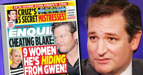 Ted Cruz Mistresses Revealed National Enquirer Report