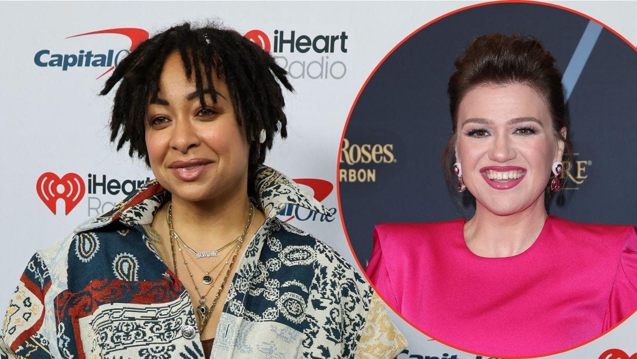 Split image of Raven-Symoné and Kelly Clarkson